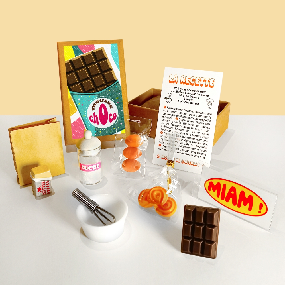 Coffret cadeau gourmand "Mousse choco"