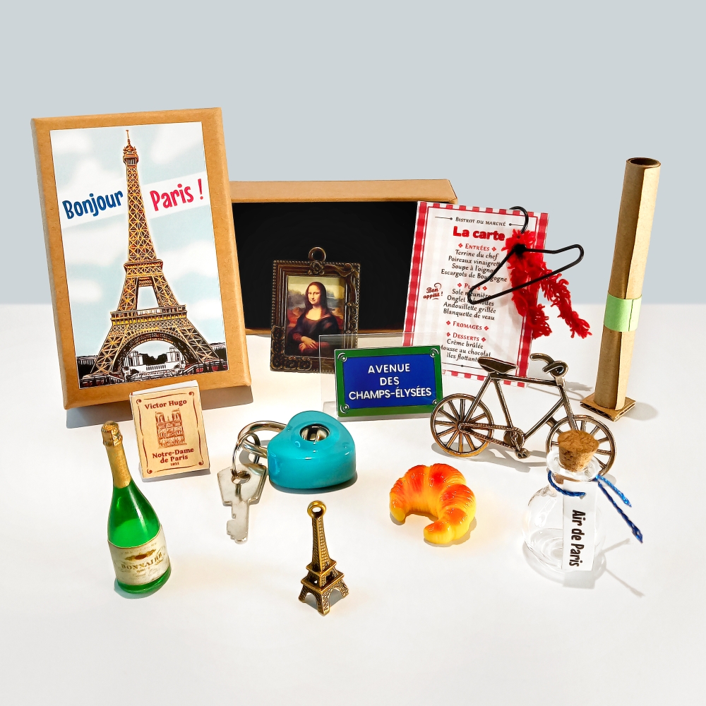 Coffret cadeau "Bonjour Paris !"