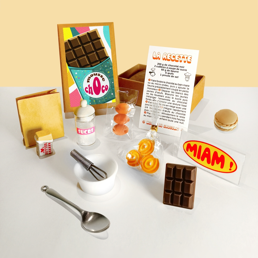 Coffret cadeau gourmand "Mousse choco"