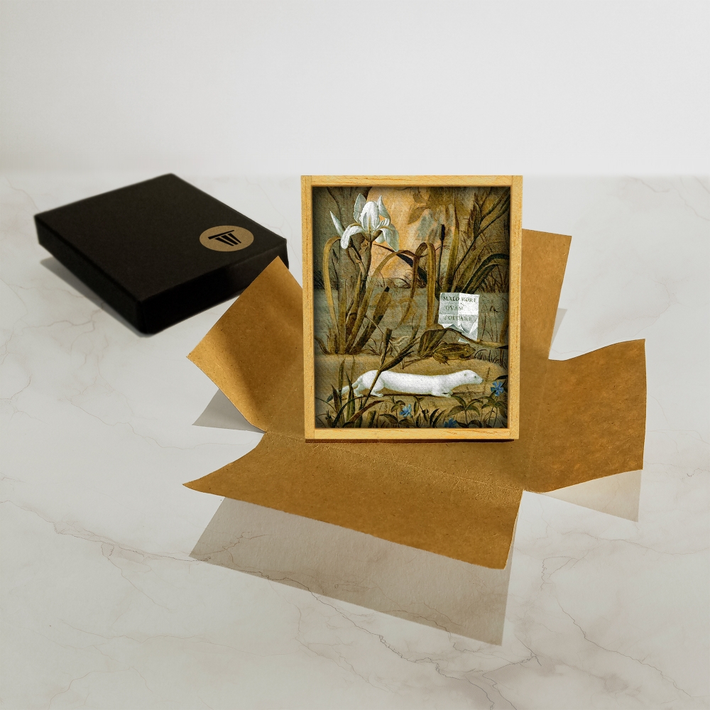 Mini tableau - Fleurs et animaux