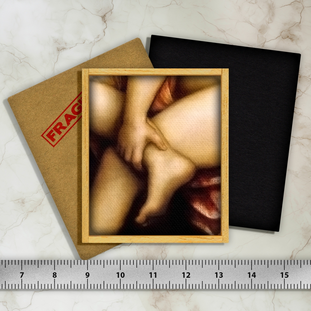 Mini painting – Female body and fetishism