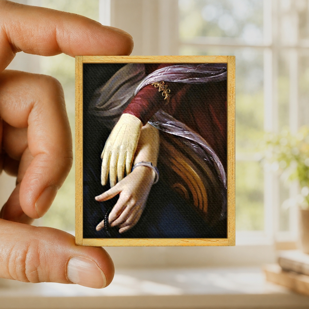 Entwined hands