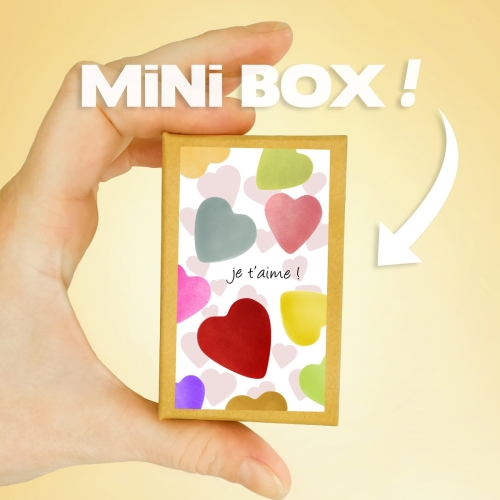 Coffret cadeau romantique "je t'aime !"