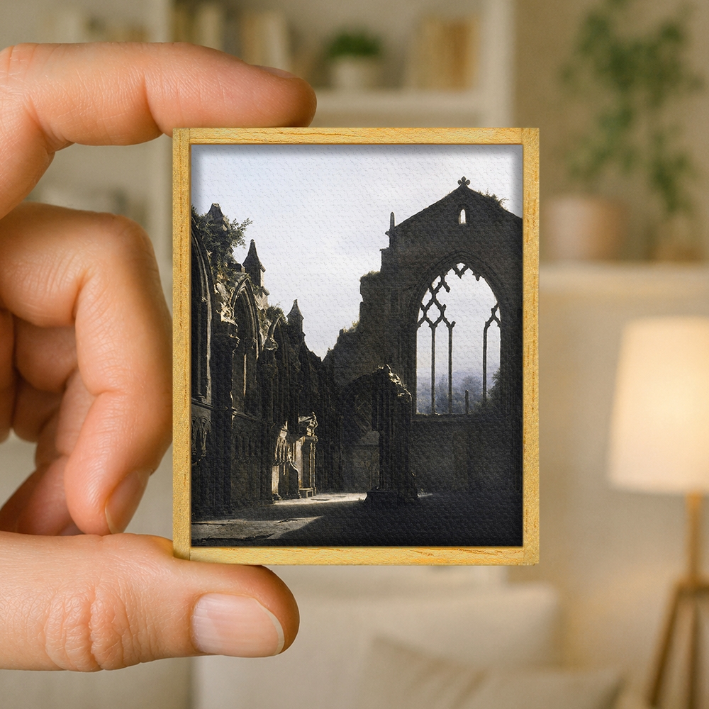 Ruines d’abbaye gothique