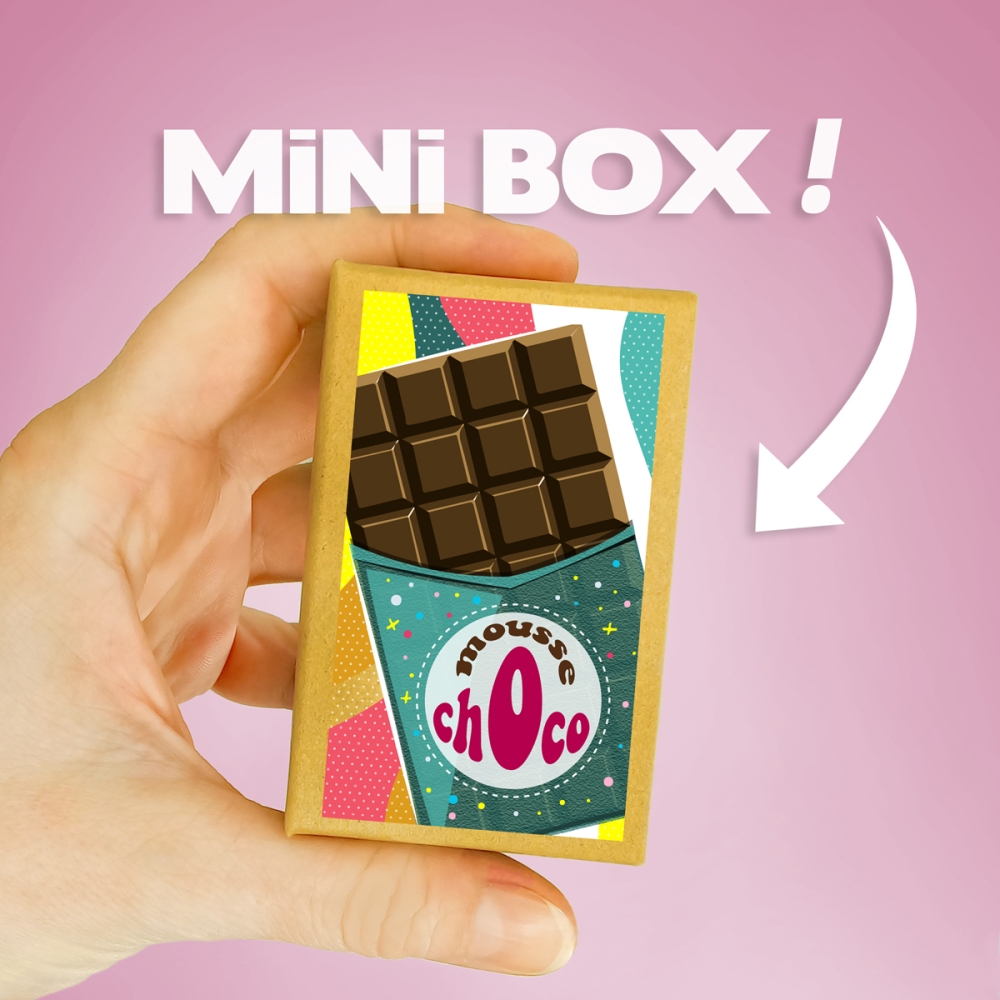 Coffret cadeau gourmand "Mousse choco"