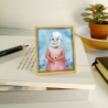 Fille au masque de mort