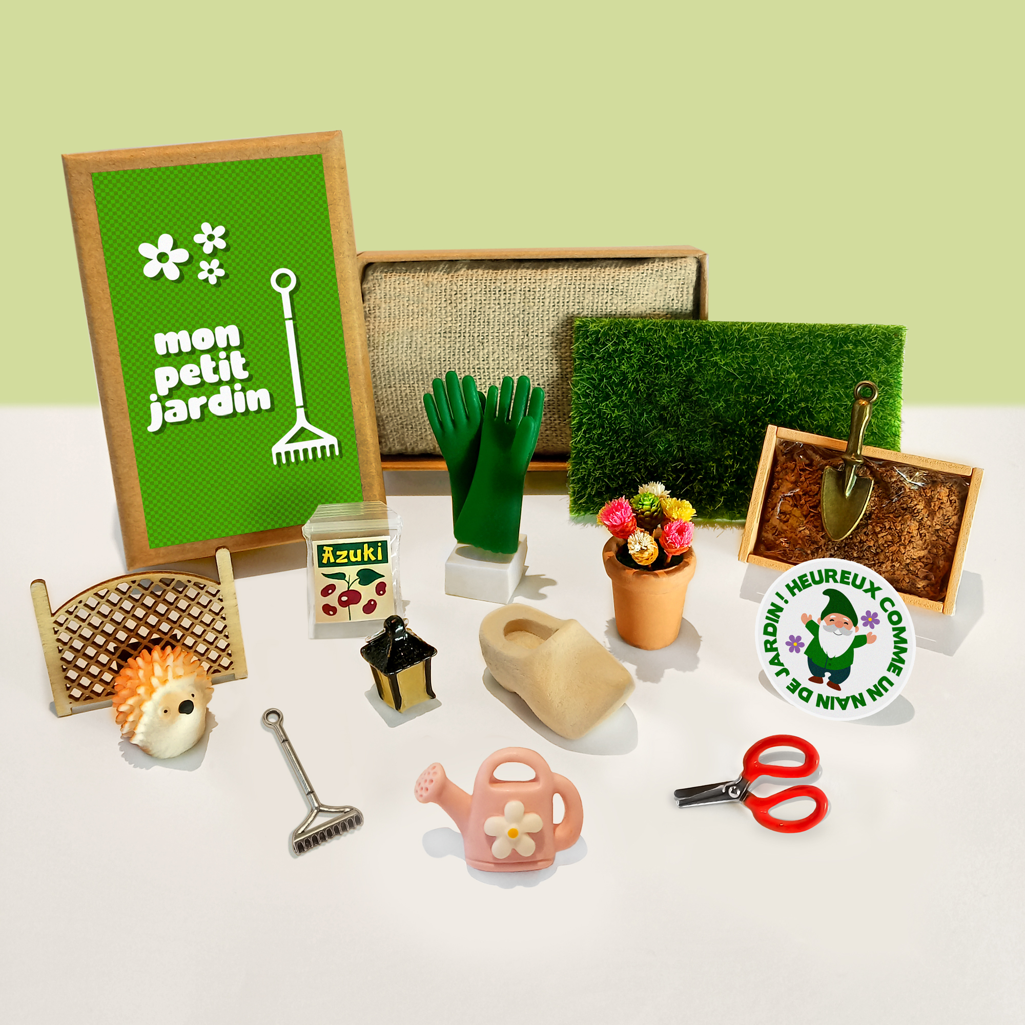 Box cadeau jardin miniature