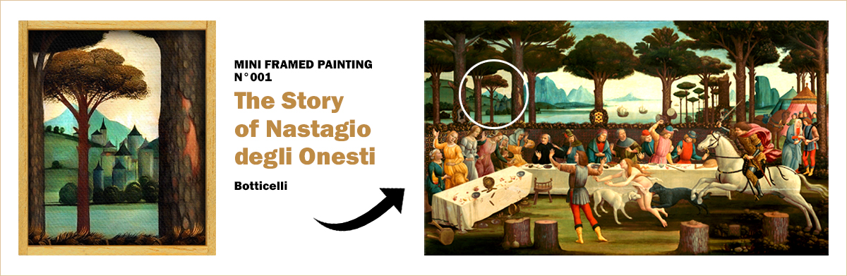 Mini painting Botticelli